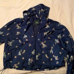 Blue wild fable bomber jacket